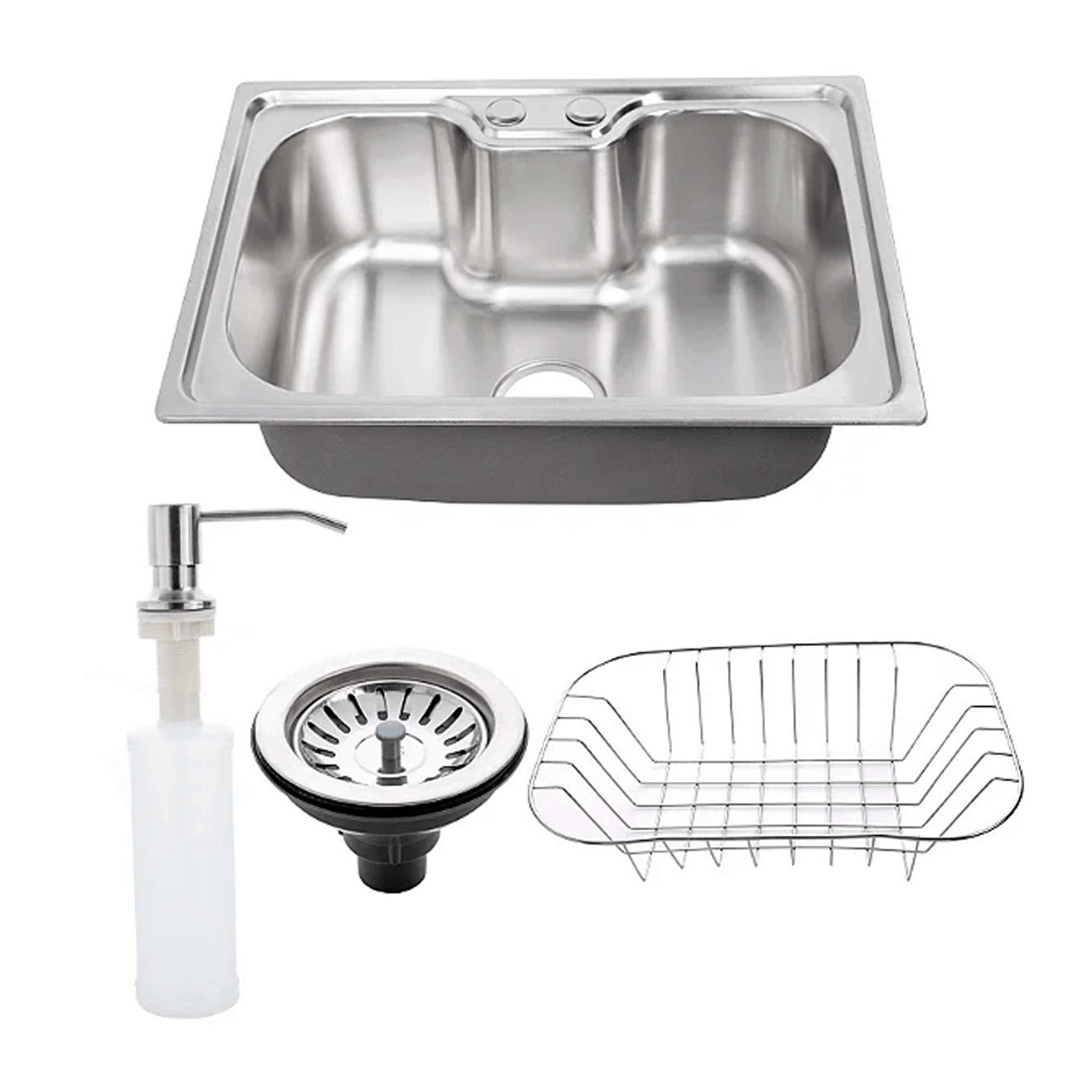 Cuba Gourmet Cozinha Aço Inox 304 60x42x21 Com Acessórios