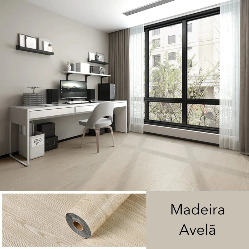Piso Vinílico Rolo Autocolante Lavável 40cm x 3 METROS