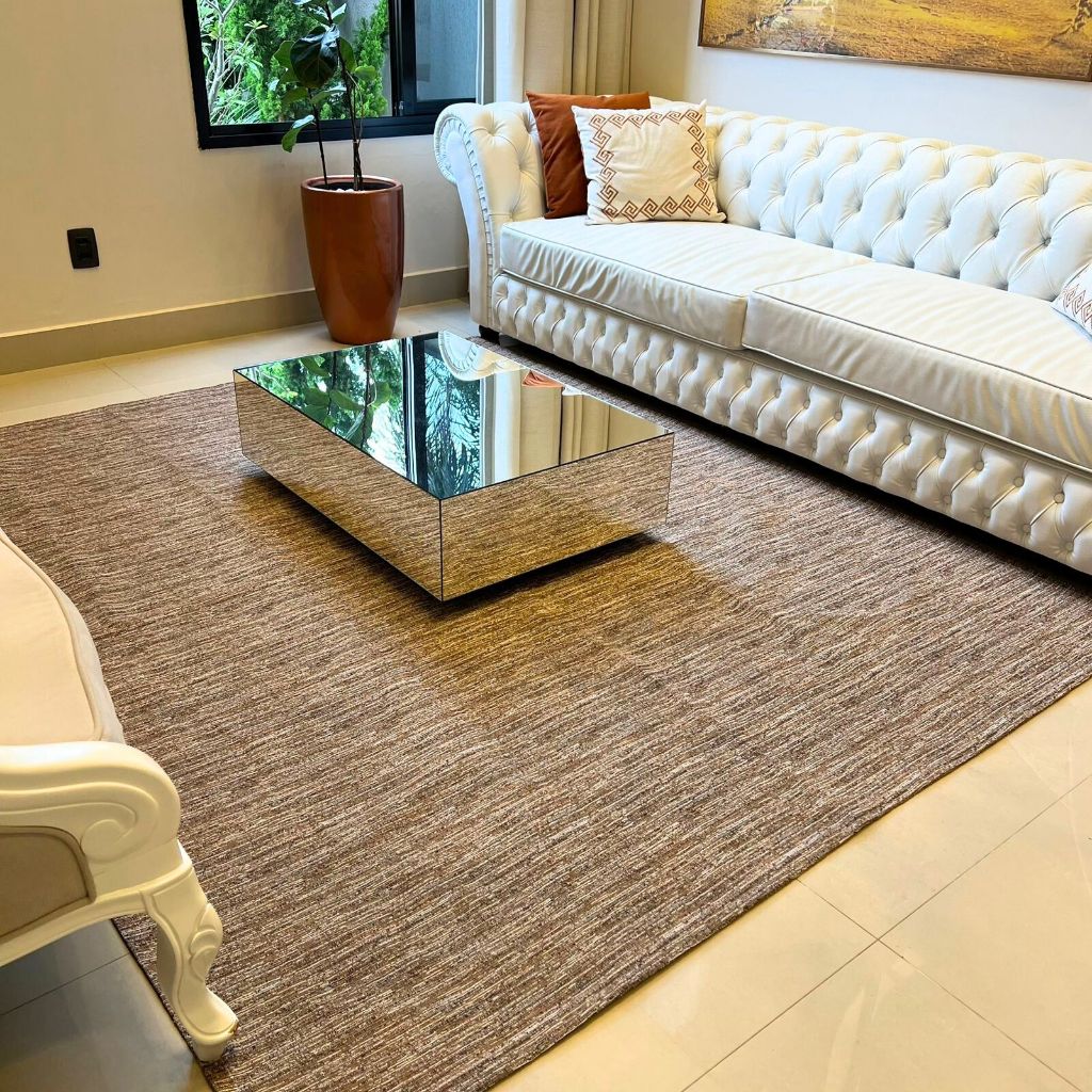 Tapete Vincent Möhr Detalhado em Marrom 2,00mx1,40m