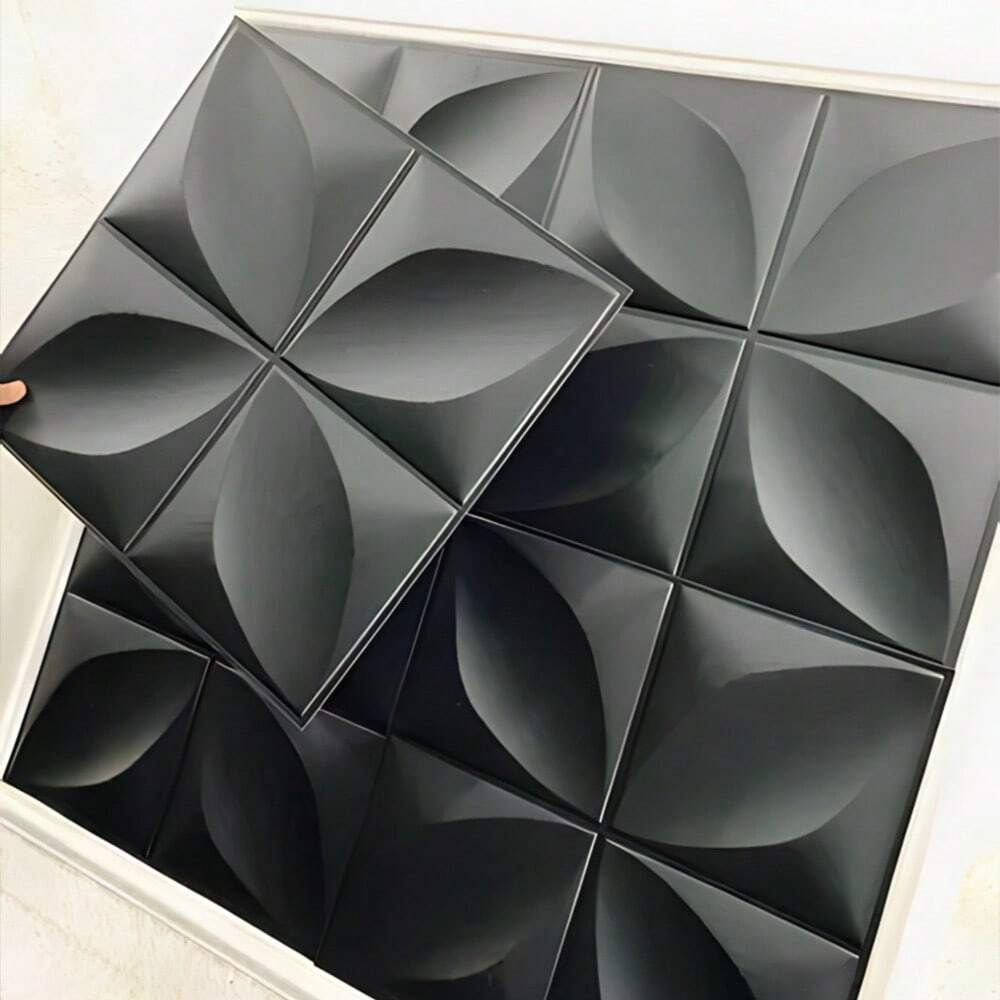 Kit 50 Placas Revestimento de Parede 3D PVC