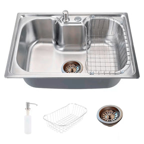 Cuba Gourmet Cozinha Aço Inox 304 60x42x21 Com Acessórios
