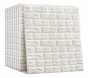 Kit 10 Painel 3D Tijolo Autocolante 70x77cm