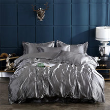 Conjunto Roupa de Cama Cetim Premium 4 Peças