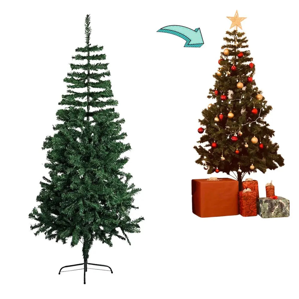 Árvore De Natal Pinheiro Luxo Grande 1,80m 750 Galhos Premium