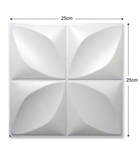 Kit 50 Placas Revestimento de Parede 3D PVC