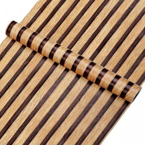 Papel de Parede Adesivo Ripado Madeira Lavável 5 METROS, 10 METROS E 20 METROS